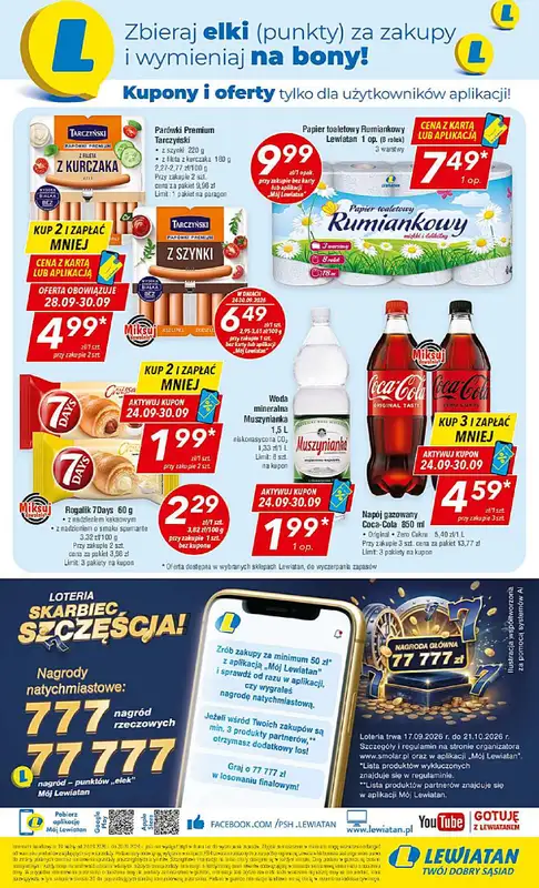 LEWIATAN - gazetka promocyjna Mamy TO w Lewiatanie – woj. małopolskie od czwartku 24.09 do środy 30.09 - strona 22