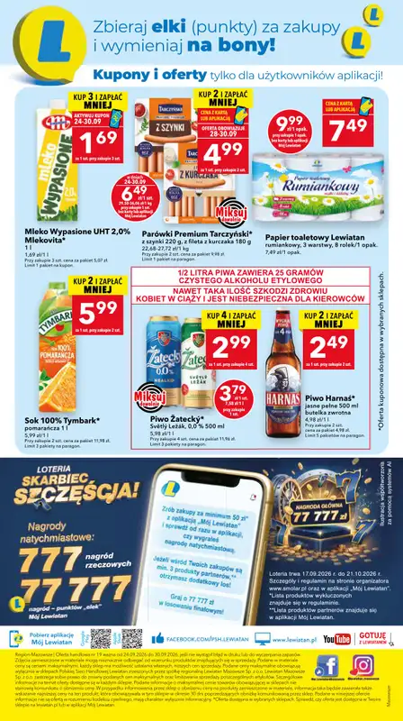LEWIATAN - gazetka promocyjna Mamy TO w Lewiatanie – woj. mazowieckie od czwartku 24.09 do środy 30.09 - strona 8