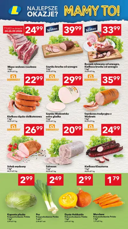 LEWIATAN - gazetka promocyjna Mamy TO w Lewiatanie – woj. opolskie od czwartku 24.09 do środy 30.09 - strona 2