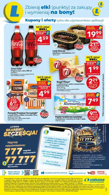 LEWIATAN - gazetka promocyjna Mamy TO w Lewiatanie – woj. opolskie od czwartku 24.09 do środy 30.09 - strona 8