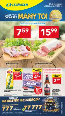 LEWIATAN - gazetka promocyjna Mamy TO w Lewiatanie – Olsztyn, Warmińsko-Mazurskie od czwartku 24.09 do środy 30.09