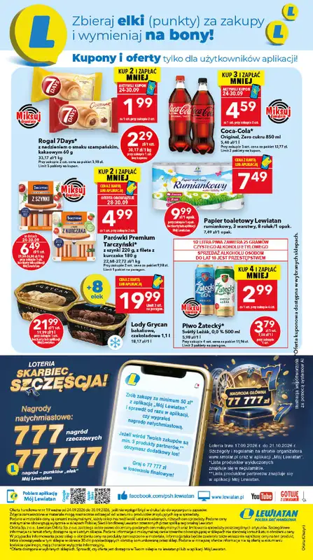 LEWIATAN - gazetka promocyjna Mamy TO w Lewiatanie – Olsztyn, Warmińsko-Mazurskie od czwartku 24.09 do środy 30.09 - strona 8