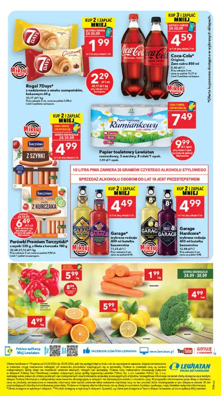 LEWIATAN - gazetka promocyjna Mamy TO w Lewiatanie – Północ od czwartku 24.09 do środy 30.09 - strona 8