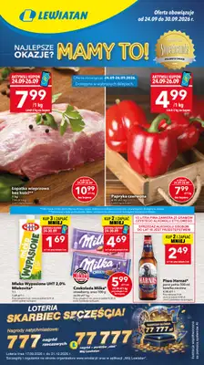 LEWIATAN - gazetka promocyjna Mamy TO w Lewiatanie – woj. wielkopolskie od czwartku 24.09 do środy 30.09