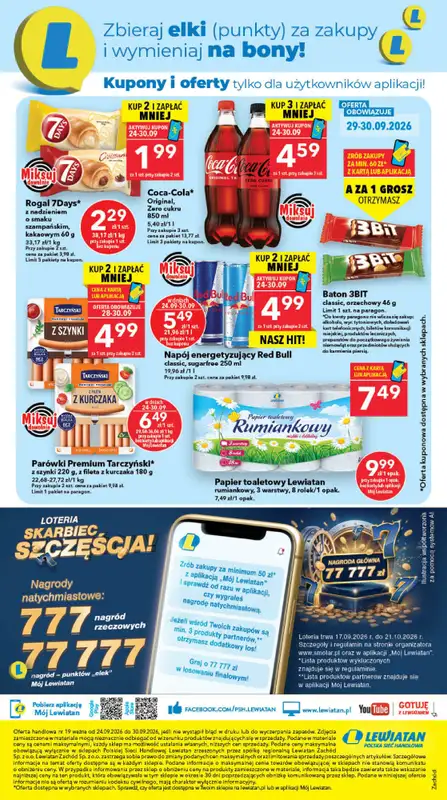 LEWIATAN - gazetka promocyjna Mamy TO w Lewiatanie – Zachód od czwartku 24.09 do środy 30.09 - strona 8