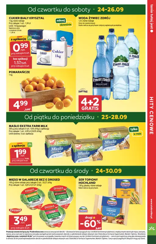 Stokrotka - gazetka promocyjna Gazetka Supermarket od czwartku 24.09 do środy 30.09 - strona 3