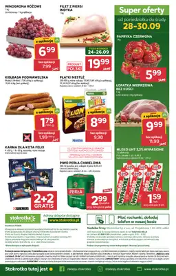 Stokrotka - gazetka promocyjna Gazetka Supermarket od czwartku 24.09 do środy 30.09 - strona 42