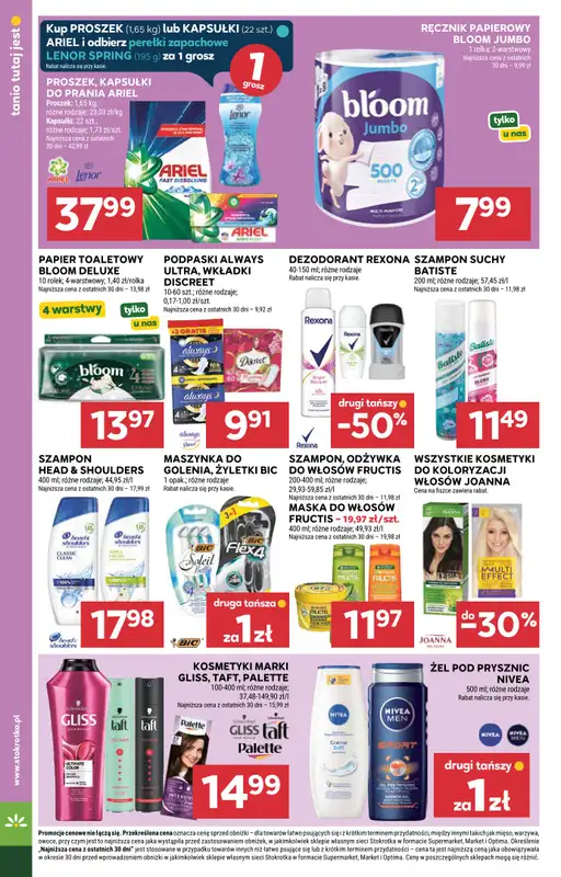 Stokrotka - gazetka promocyjna Gazetka Supermarket od czwartku 24.09 do środy 30.09 - strona 34