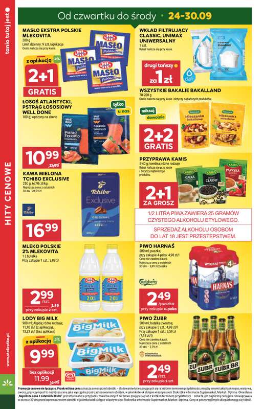 Stokrotka - gazetka promocyjna Gazetka Supermarket od czwartku 24.09 do środy 30.09 - strona 4