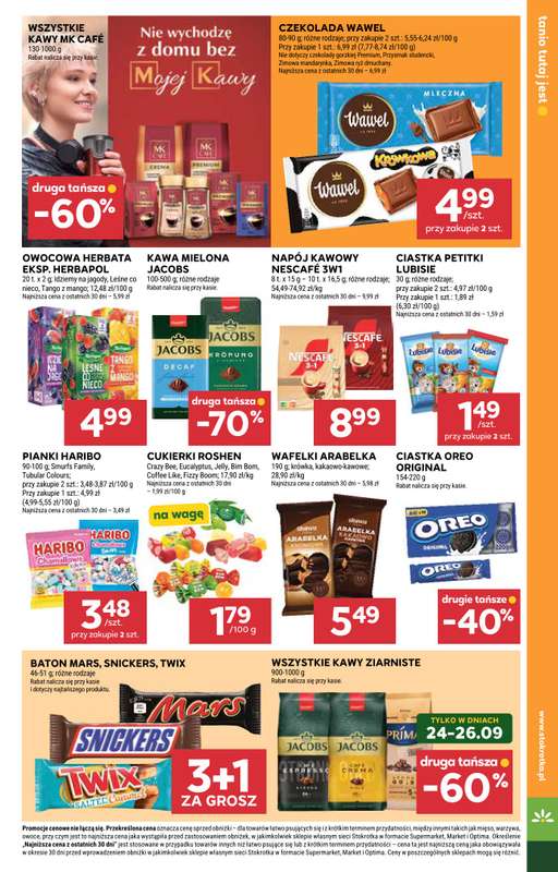 Stokrotka - gazetka promocyjna Gazetka Market od czwartku 24.09 do środy 30.09 - strona 21