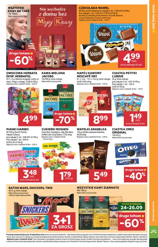 Stokrotka - gazetka promocyjna Gazetka Market od czwartku 24.09 do środy 30.09 - strona 21