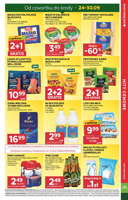 Stokrotka - gazetka promocyjna Gazetka Market od czwartku 24.09 do środy 30.09 - strona 3