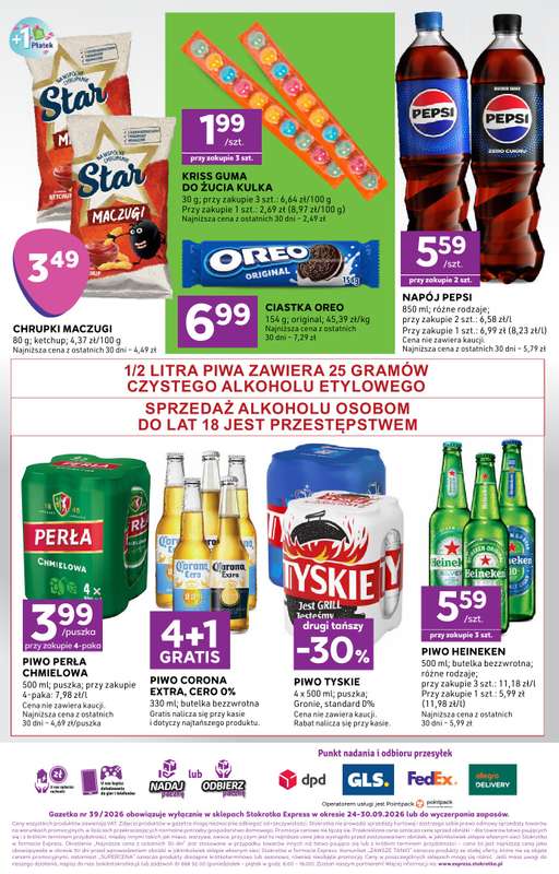Stokrotka - gazetka promocyjna Gazetka Express od czwartku 24.09 do środy 30.09 - strona 6