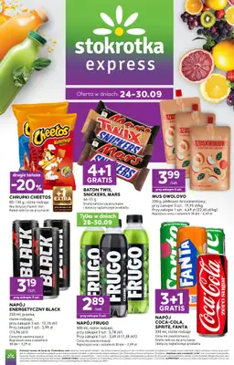 Stokrotka - gazetka promocyjna Gazetka Express od czwartku 24.09 do środy 30.09