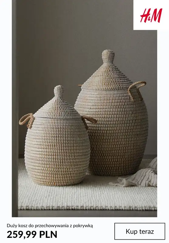 H&M - gazetka promocyjna HOME: przechowywanie od środy 23.09  - strona 9