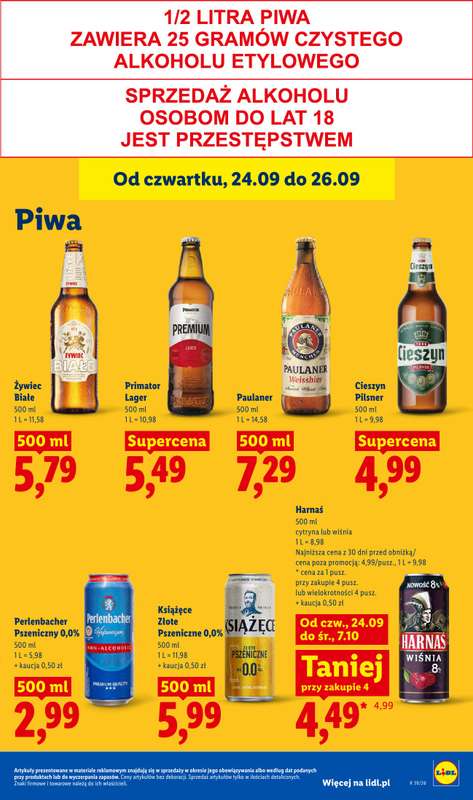 Lidl - gazetka promocyjna Oferta od czwartku od czwartku 24.09 do soboty 26.09 - strona 81