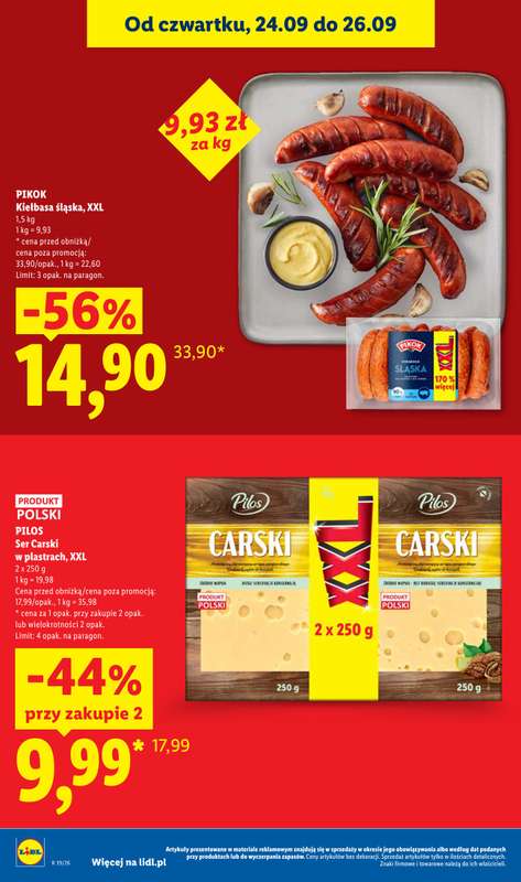 Lidl - gazetka promocyjna Oferta od czwartku od czwartku 24.09 do soboty 26.09 - strona 26