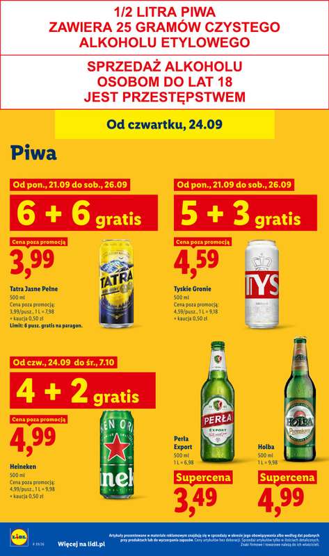 Lidl - gazetka promocyjna Oferta od czwartku od czwartku 24.09 do soboty 26.09 - strona 80