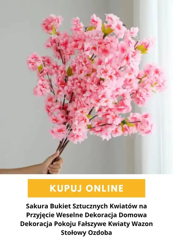 AliExpress - gazetka promocyjna Sztuczne kwiaty od środy 23.09  - strona 6