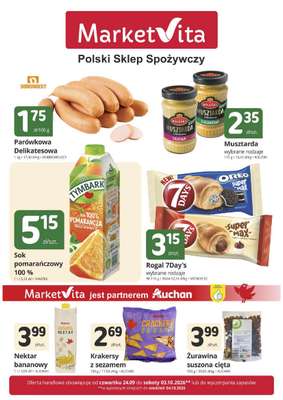 Marketvita - gazetka promocyjna Gazetka  do soboty 03.10