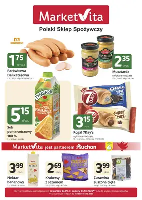 Marketvita - gazetka promocyjna Gazetka  do soboty 03.10