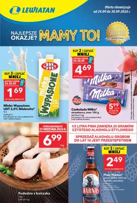 LEWIATAN - gazetka promocyjna Mamy TO w Lewiatanie – Żory od czwartku 24.09 do środy 30.09