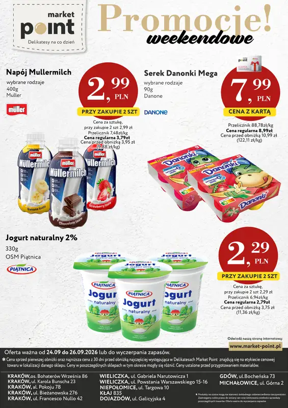 Market Point - gazetka promocyjna Ulotka weekendowa od czwartku 24.09 do soboty 26.09 - strona 8