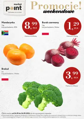 Market Point - gazetka promocyjna Ulotka weekendowa od czwartku 24.09 do soboty 26.09 - strona 4