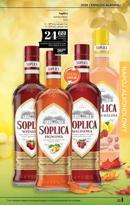 POLOmarket - gazetka promocyjna Katalog alkoholi  do środy 07.10 - strona 25