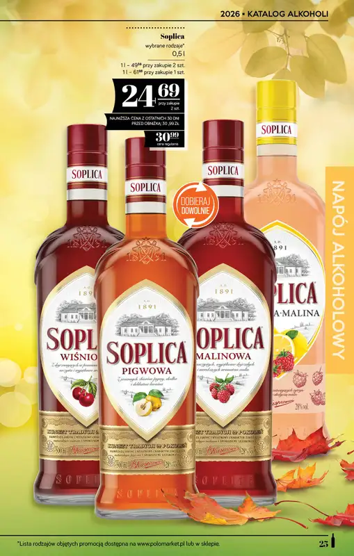POLOmarket - gazetka promocyjna Katalog alkoholi  do środy 07.10 - strona 25