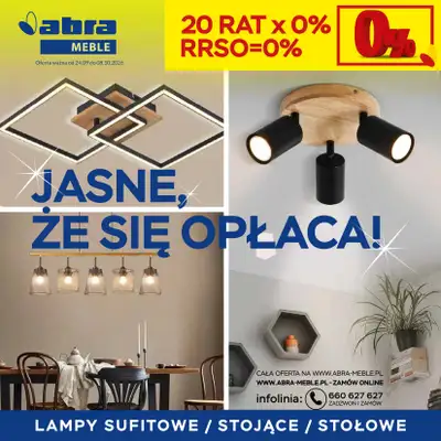 Abra Meble - gazetka promocyjna Gazetka od czwartku 24.09 do czwartku 08.10