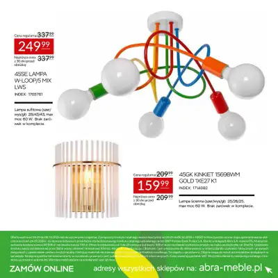 Abra Meble - gazetka promocyjna Gazetka od czwartku 24.09 do czwartku 08.10 - strona 22