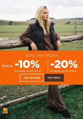Born2be - gazetka promocyjna Szalona środa do -20% od środy 23.09 do czwartku 24.09
