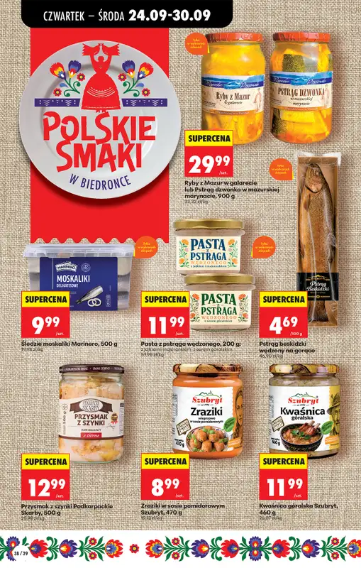 Biedronka - gazetka promocyjna Od czwartku od czwartku 24.09 do środy 30.09 - strona 56
