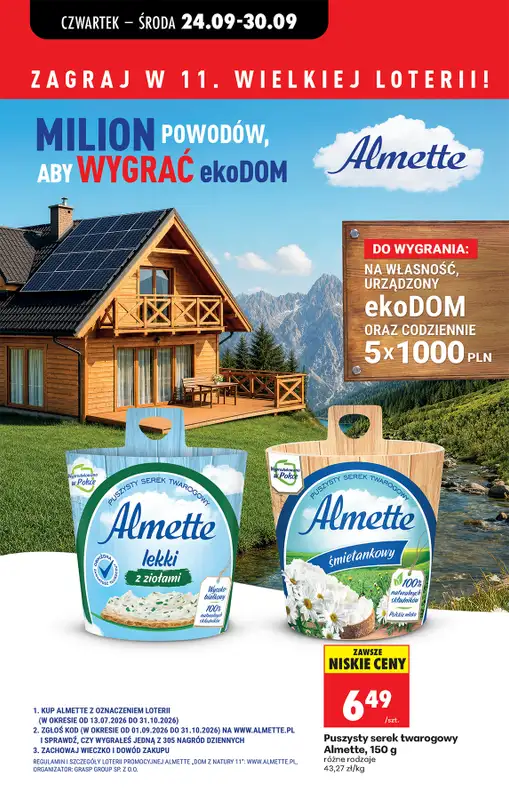 Biedronka - gazetka promocyjna Od czwartku od czwartku 24.09 do środy 30.09 - strona 60