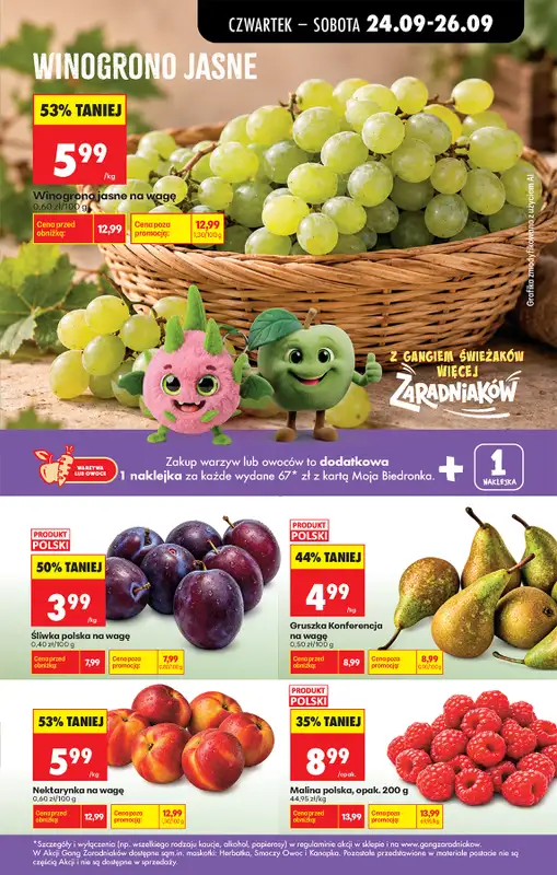 Biedronka - gazetka promocyjna Od czwartku od czwartku 24.09 do środy 30.09 - strona 33