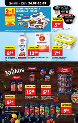 Biedronka - gazetka promocyjna Od czwartku, Z ladą tradycyjną od czwartku 24.09 do środy 30.09 - strona 52
