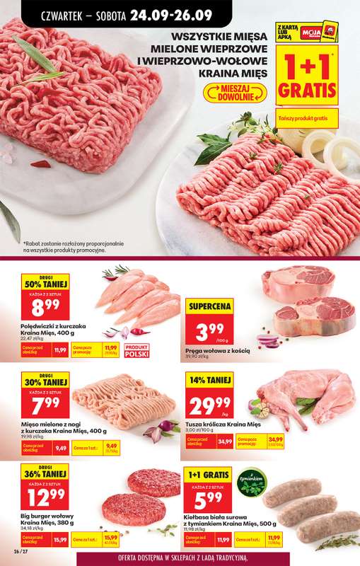 Biedronka - gazetka promocyjna Od czwartku, Z ladą tradycyjną od czwartku 24.09 do środy 30.09 - strona 40