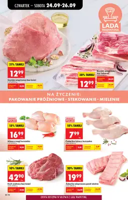Biedronka - gazetka promocyjna Od czwartku, Z ladą tradycyjną od czwartku 24.09 do środy 30.09 - strona 38