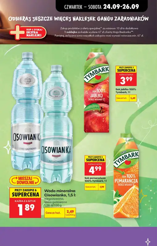Biedronka - gazetka promocyjna Gang zaradniaków od czwartku 24.09 do soboty 26.09 - strona 5