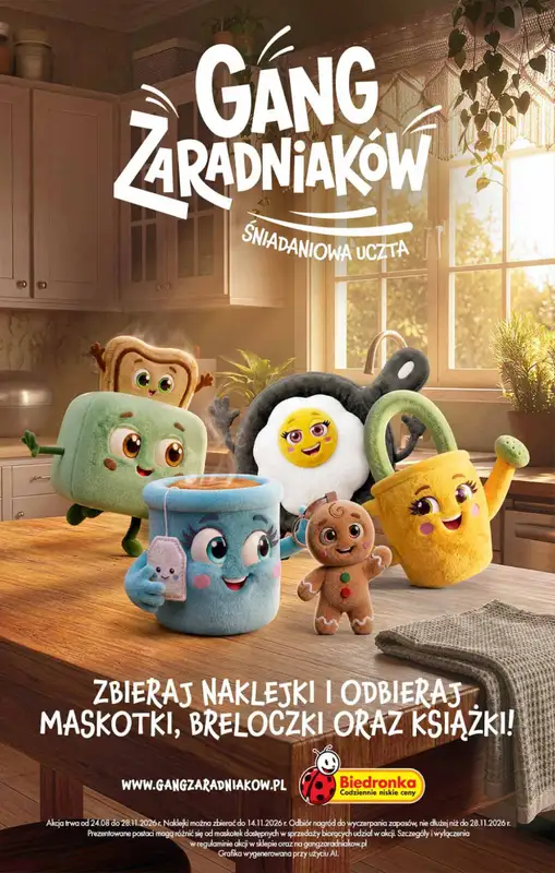 Biedronka - gazetka promocyjna Gang zaradniaków  