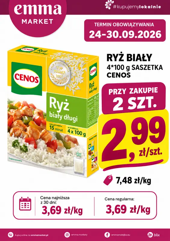 emma MARKET - gazetka promocyjna Plakaty promocyjne od czwartku 24.09 do środy 30.09 - strona 4
