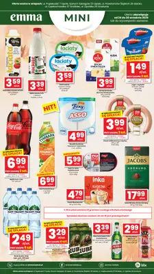 emma MARKET - gazetka promocyjna Oferta spożywcza Emma Mini od czwartku 24.09 do środy 30.09