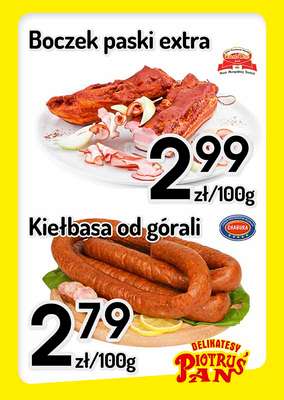 Delikatesy Piotruś Pan - gazetka promocyjna Plakaty promocyjne od czwartku 24.09 do środy 30.09