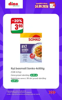 Dino - gazetka promocyjna Specjalna oferta na 24.09.2026 - promocje spoza gazetki od czwartku 24.09 do czwartku 24.09 - strona 7