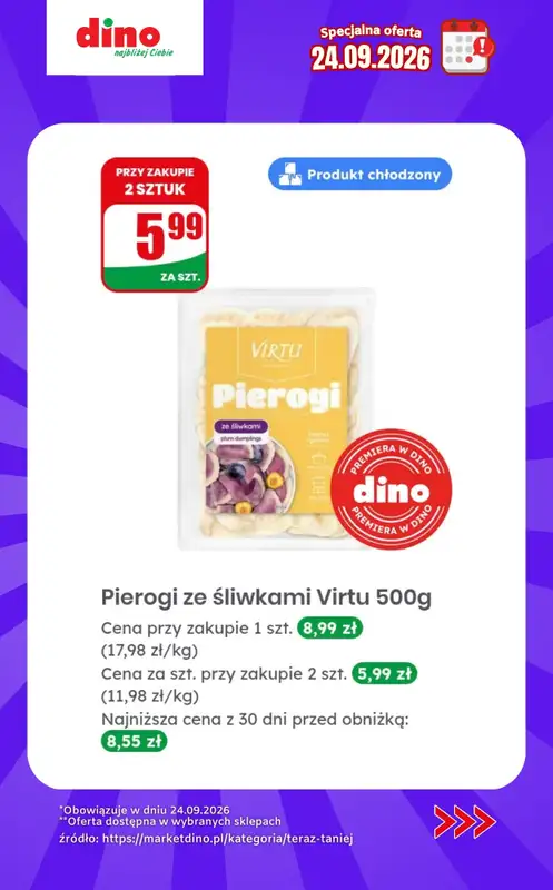 Dino - gazetka promocyjna Specjalna oferta na 24.09.2026 - promocje spoza gazetki od czwartku 24.09 do czwartku 24.09 - strona 6