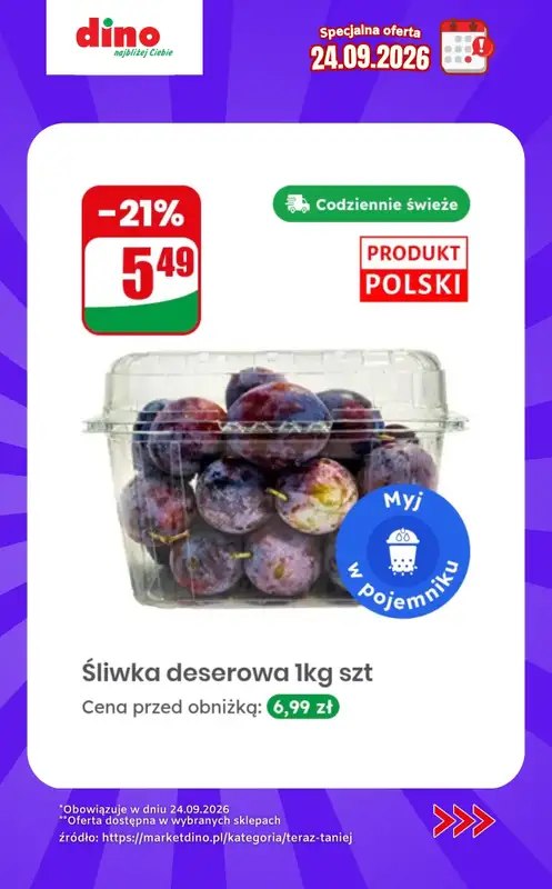 Dino - gazetka promocyjna Specjalna oferta na 24.09.2026 - promocje spoza gazetki od czwartku 24.09 do czwartku 24.09 - strona 2