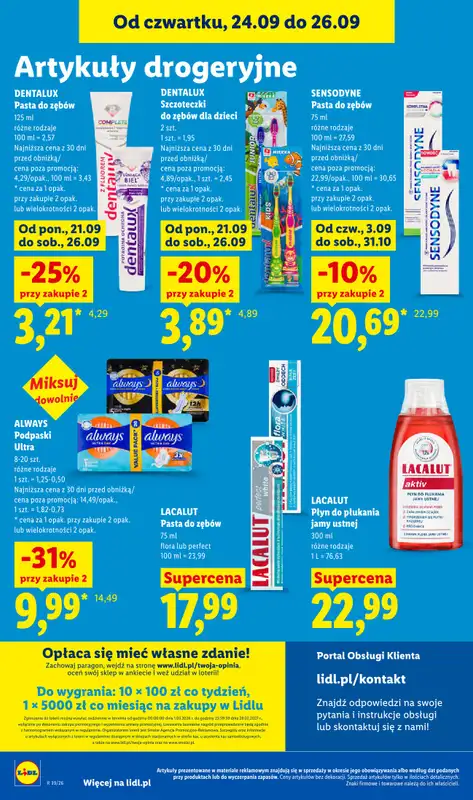 Lidl - gazetka promocyjna Oferta od czwartku od czwartku 24.09 do soboty 26.09 - strona 98