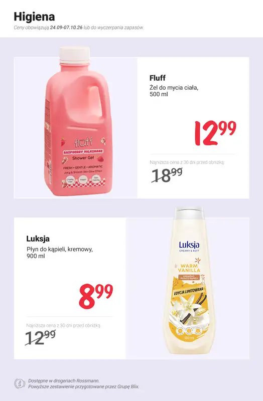 Rossmann - gazetka promocyjna Nowe MEGA promocje - od 24.09 od czwartku 24.09 do środy 07.10 - strona 9