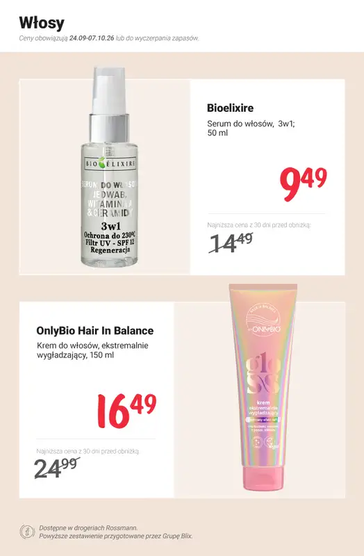 Rossmann - gazetka promocyjna Nowe MEGA promocje - od 24.09 od czwartku 24.09 do środy 07.10 - strona 7